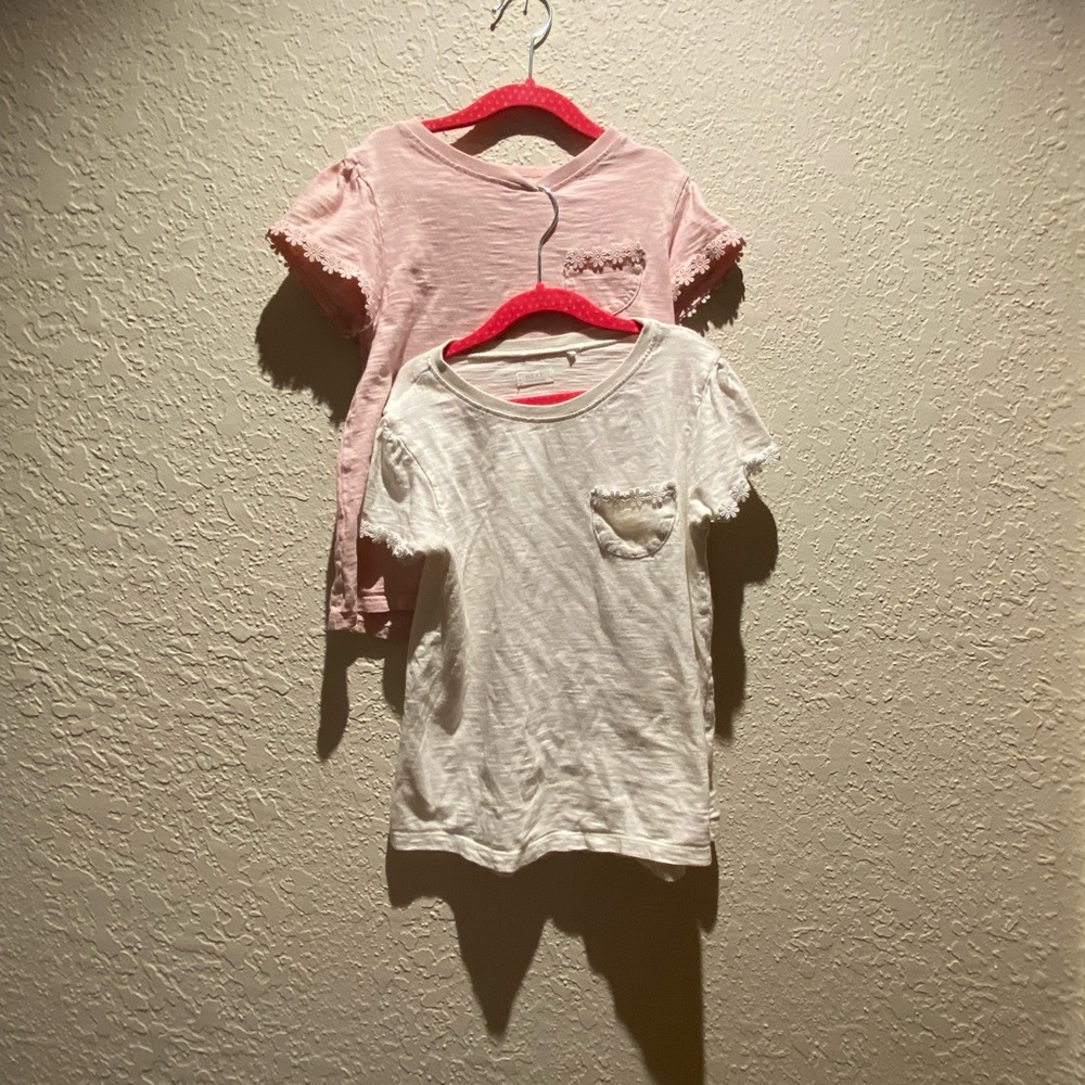 Next Pink and White Short Sleeve Tee Set